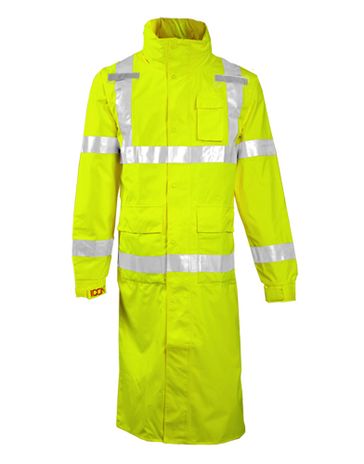 Tingley Icon Hi Vis Waterproof Work Coat C24122 - Yellow, 48"