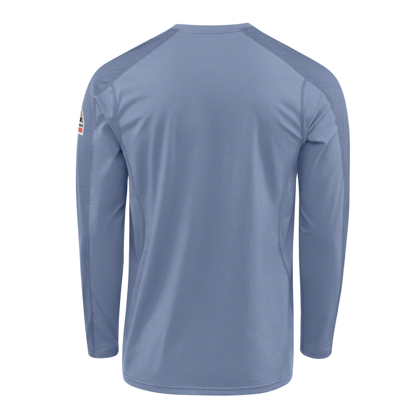 Bulwark-fr-stl2-mens-flex-knit-henley-light-blue-back
