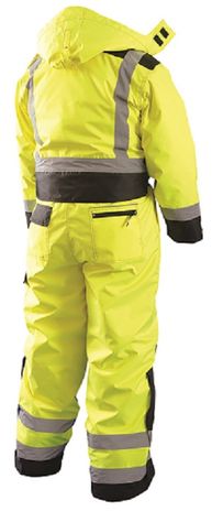 Occunomix LUX-WCVL HiViz Winter Coverall Back