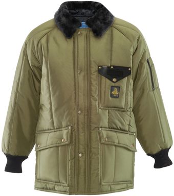 RefrigiWear 0358 Iron-Tuff Siberian Winter Work Coat Sage Front