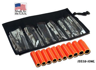 Cementex ISS38-10ML Insulated 12-Point Deep Wall Sockets Set, Metric 10PC
