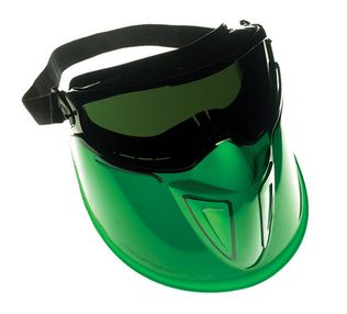 Jackson Safety V90 The Shield 301034x Anti-Fog Goggles w/ Detachable Face Guard