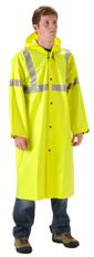 Nasco WorkChoice Hi Viz 513CFY221 Batwing Sleeve Waterproof Rain Coat