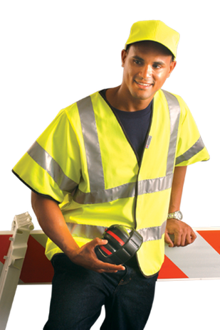 Occunomix Class 3 LUX-HSFULLG Solid Dual Stripe Vest Exemple