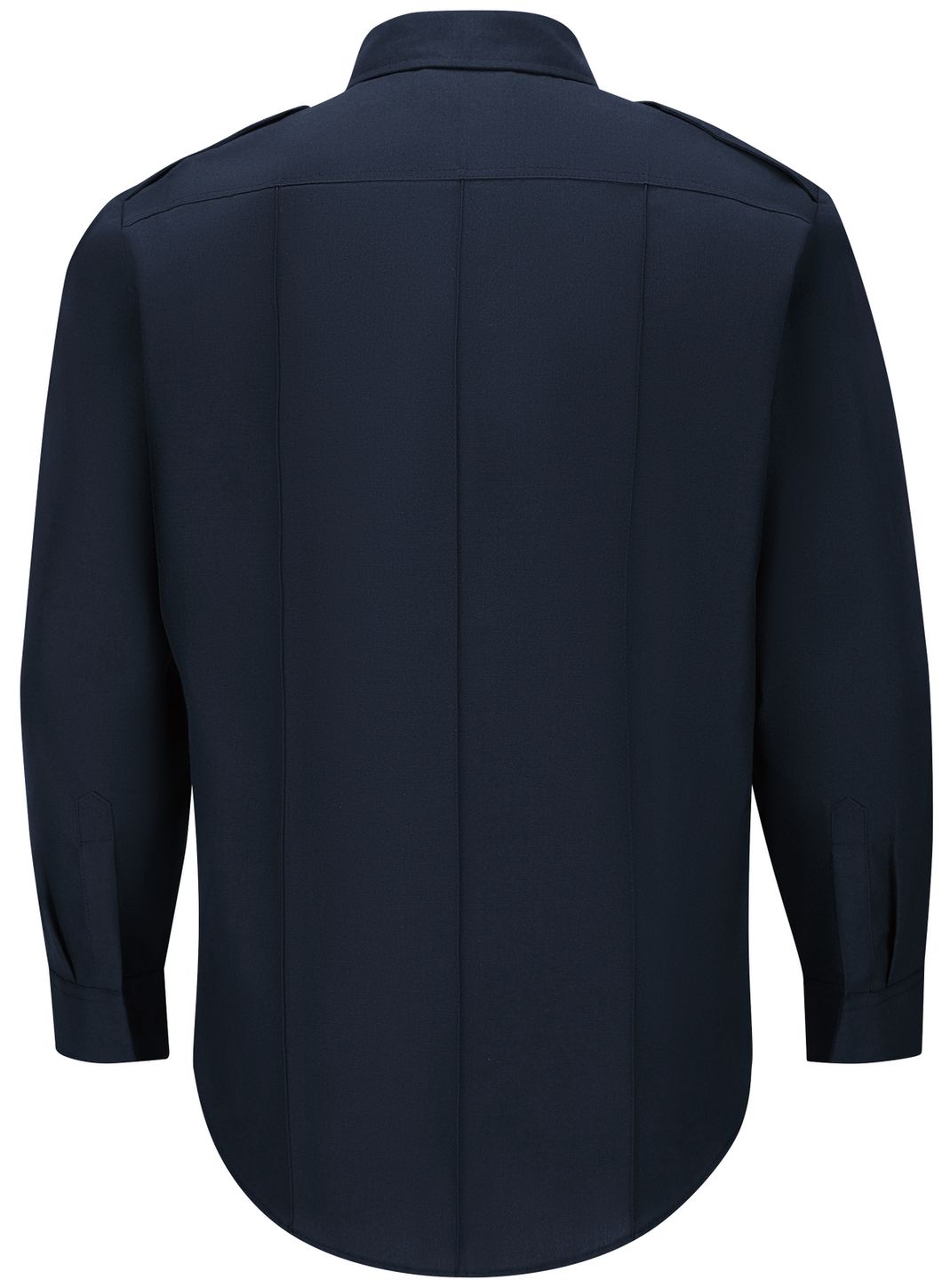 Workrite FR Fire Officer Shirt FSE0 Classic Long Sleeve Midnight Navy Back