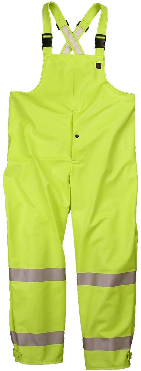 Nasco Sentinel 4501T Arc & Flash Fire Bib-Style Rain Trouser Fluorescent Yellow
