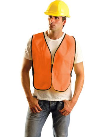 Occunomix LUX-XNTS Hi-Viz Solid Vest, NON-ANSI