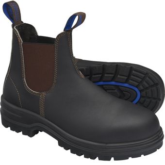 Blundstone 140 XFOOT Elastic Side Slip-On Steel Toe Boots - Water Resistant