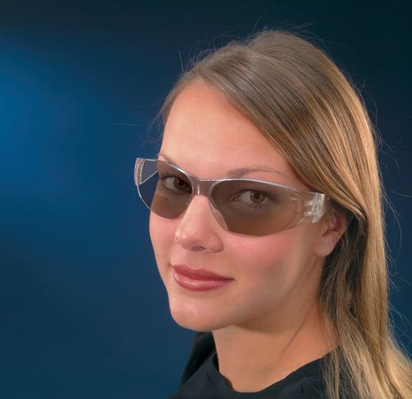 MCR Safety Crews Checklite Glasses Indoor/Outdoor Clear Mirror Example