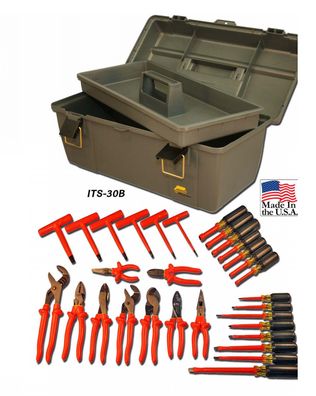 Cementex ITS-30B Basic Insulated Electrician's Kit, 30PC
