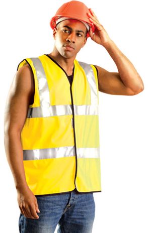 Occunomix OccuLux Standard High Visibility Vest LUX-SSFULLG Yellow Example