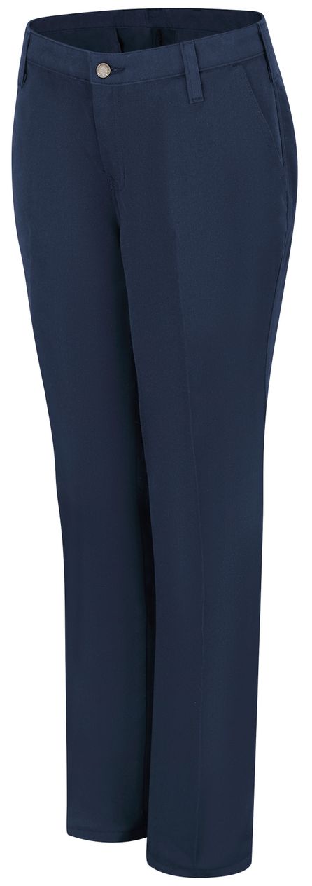 Workrite FR Women's Pants FP45, Station No. 73 Uniform Navy Front