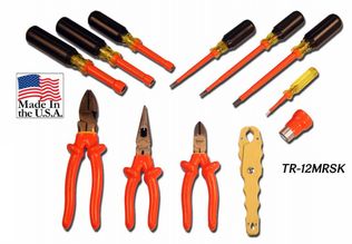 Cementex TR-12MRSK Insulated Meter Reader Tool Roll, 12PC