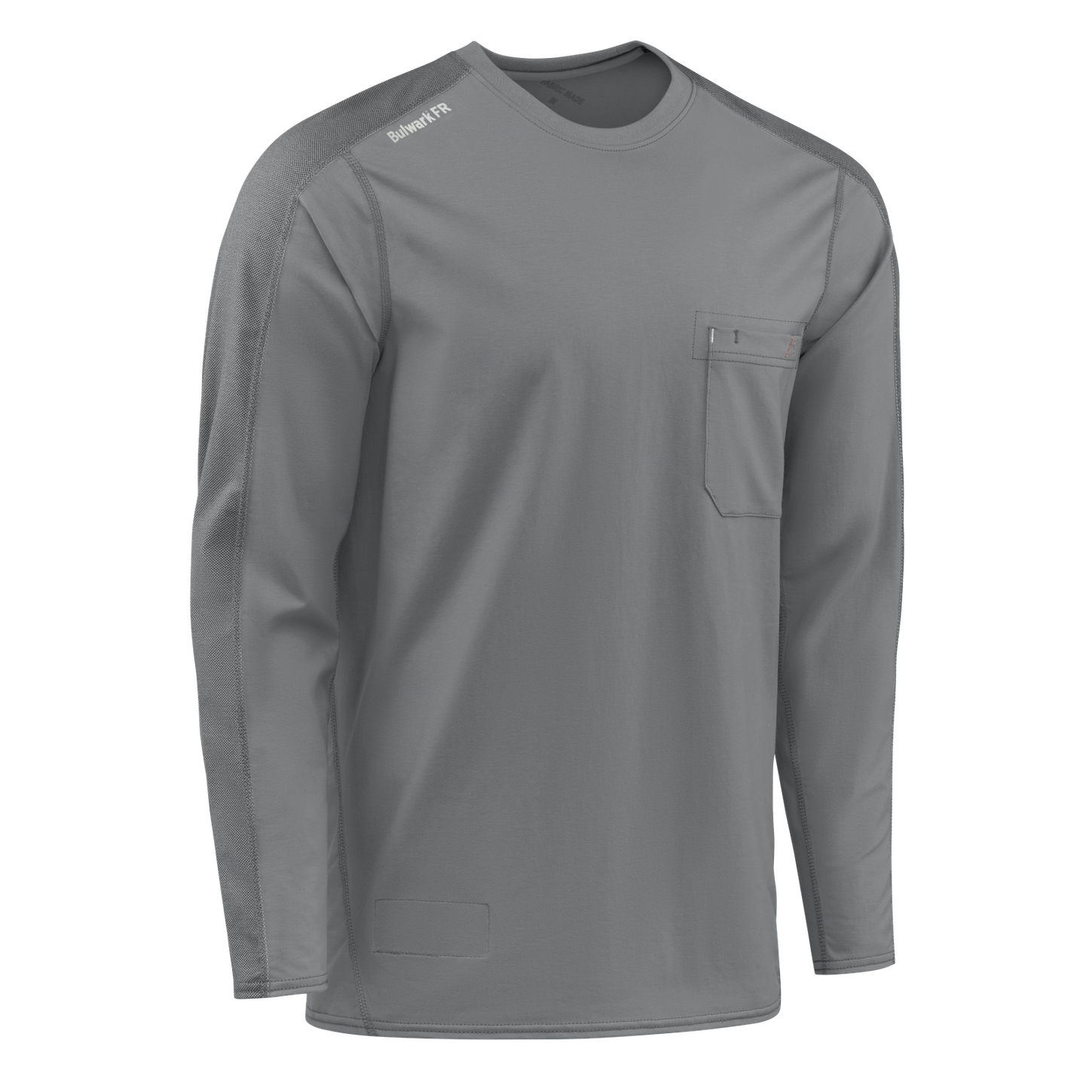 Bulwark-fr-stt2-mens-flex-knit-tee-charcoal-side