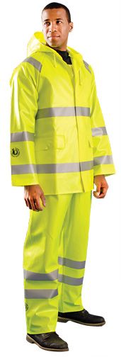 Occunomix Arc Flash Waterproof Rain Jacket LUX-TJR/FR Front