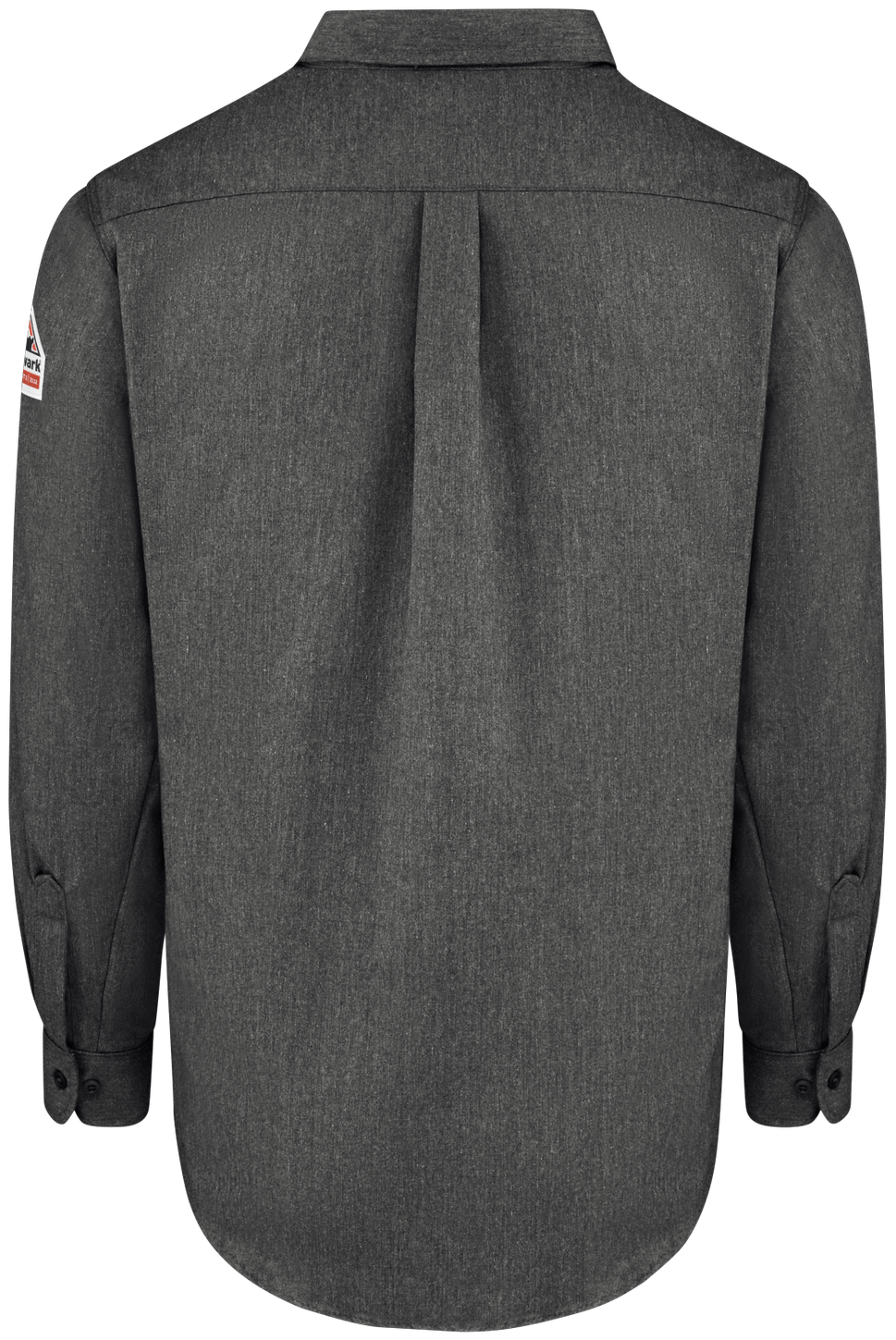 bulwark-fr-shirt-qs50-iq-series-comfort-woven-lightweight-dark-grey-back.png