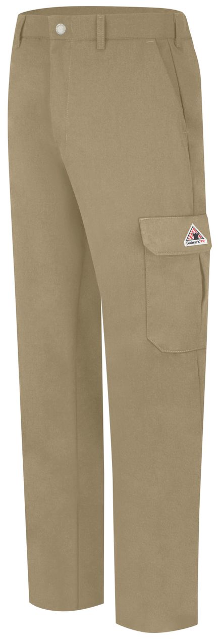 bulwark-fr-cargo-pants-pmu2-lightweight-khaki-front.jpg