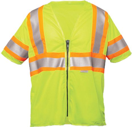 OK-1 Safety Vests ILDOT3MZ-04 in Yellow