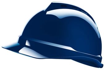 MSA Hard Hat in Blue - V-Gard 500 Shell